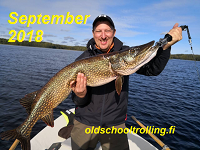 Pike fishing on Lake Saimaa